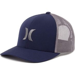 Hurley Adult Mens Mesh Snapback Adjustable Trucker Cap Hat (Obsidian) in Saudi Arabia