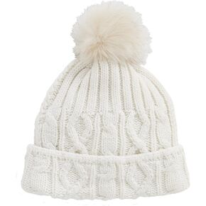 vineyard vines womens Mixed Chunky Knit Pom Cold Weather Hat, Pina Colada, One Size US in Saudi Arabia
