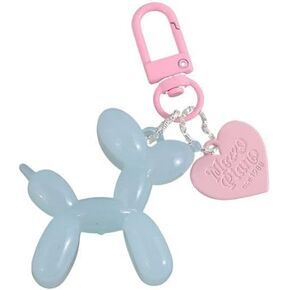 COLORFUL BLING Jelly Balloon Dog Keychain Accessories Backpack Pendant for Women in Kuwait