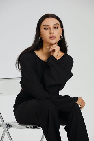 مجموعة ملابس رياضية للنساء من AUBG مكونة من قطعتين وبنطلون رياضي قصير وزي المطار للنساء in Kuwait