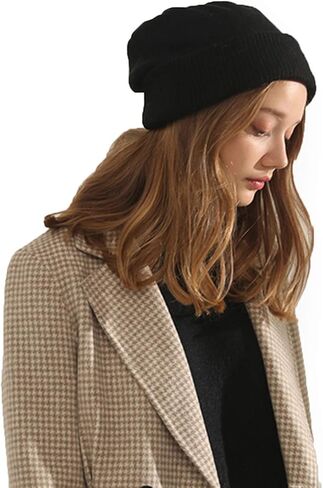 قبعة صغيرة مرجحة من DRIONO - مقاس فضفاض للجنسين 180 جرام، قبعة جمجمة مترهلة كبيرة جدًا ومحبوكة بوزن 180 جم in Kuwait