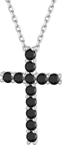ChicSilver 925 Sterling Silver Cross Necklace for Women Small Cross Pendant Necklace for Girls Dainty Simple Everyday Jewelry in Kuwait