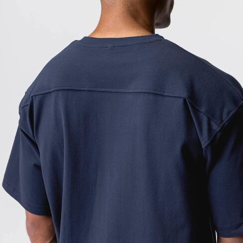 Magiftbox Cotton Gym Shirts Oversized Athletic Loose Workout t Shirts Short Sleeve for Men T68N in Saudi Arabia