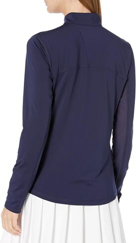 بي جي ايه تور قميص جولف باكمام طويلة للحماية من الشمس مع لوحات شبكية للنساء in Kuwait