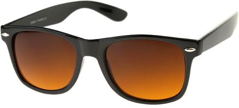 Blue Blocking Driving Horn Rimmed Sunglasses Amber Tinted Lens 54mm in Saudi Arabia
