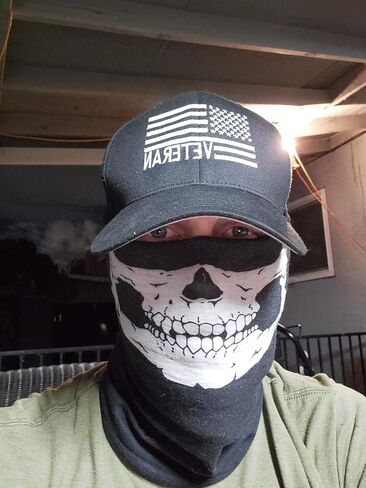 Eagle Six Gear Veteran Flag Cap in Kuwait