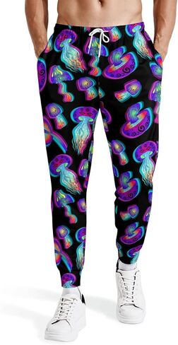 Joggers for Men Funny Pants Casual Track Pants Rave Outfit Athletic Trousers in Kuwait