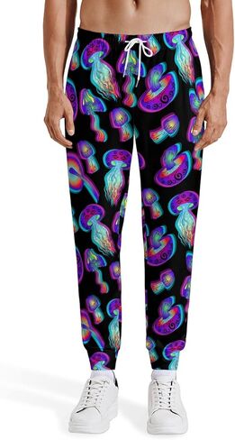 Joggers for Men Funny Pants Casual Track Pants Rave Outfit Athletic Trousers in Kuwait