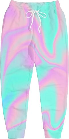 Joggers for Men Funny Pants Casual Track Pants Rave Outfit Athletic Trousers in Saudi Arabia