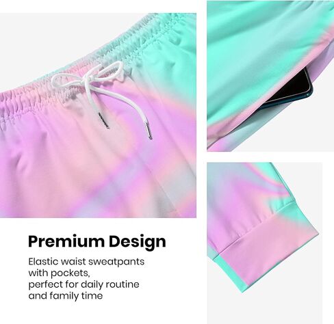 Joggers for Men Funny Pants Casual Track Pants Rave Outfit Athletic Trousers in Saudi Arabia