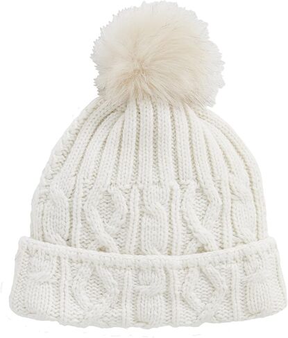 vineyard vines womens Mixed Chunky Knit Pom Cold Weather Hat, Pina Colada, One Size US in Saudi Arabia