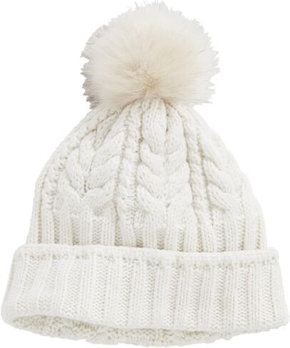 vineyard vines womens Mixed Chunky Knit Pom Cold Weather Hat, Pina Colada, One Size US in Saudi Arabia