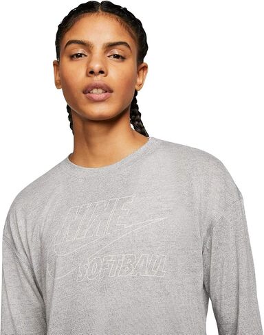 قميص Nike Breathe النسائي ذو الأكمام الطويلة Dri-Fit Softball in Kuwait