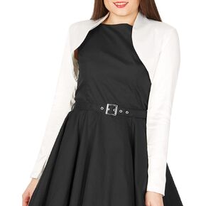 BlackButterfly Formal Satin Long Sleeve Bolero Shrug in Kuwait