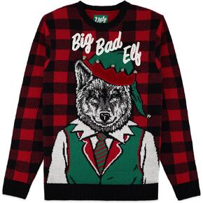The Ugly Sweater Co. Interactive Ugly Christmas Sweaters for Holiday Fun Tacky Unisex Design, Perfect Snug Fit Breathable