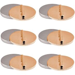 6 قطعة دبوس بروش صغير محول الملابس الحرة الضرر المغناطيس مشبك مغناطيس معدني التلبيب دبوس بروش حامل محول سهل in Kuwait