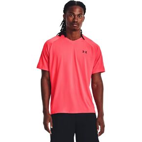 Under Armour Men's Standard Tech 2.0 V-Neck Short-Sleeve T-Shirt, (628) Beta / / Black, Large