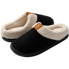 oneslippers Womems Cozy Fuzzy Memory Foam Slippers House Comfy Slip Shoes Indoor Outdoor Anti Skid Rubber Sole
