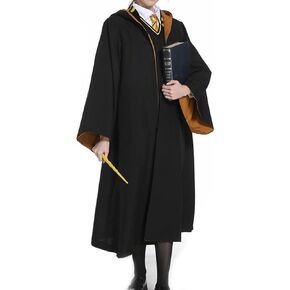 YAQIZENG عباءة الساحر زي الساحر مع غطاء للرأس، أزياء الهالوين التنكرية، إكسسوار أزياء للمراهقين والبالغين، مقاس متوسط in Kuwait