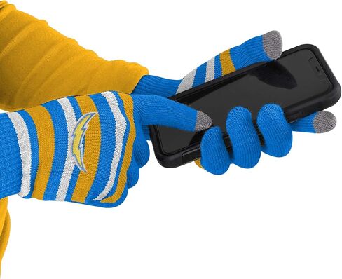 foco NFL Team Logo Stretch Gloves in Saudi Arabia