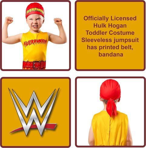 Rubie's Toddler Wwe Hulk Hogan Costume in Saudi Arabia