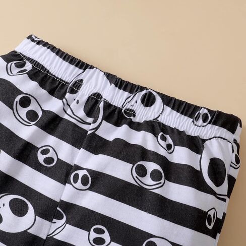 LYSMuch Toddler Baby Girls Boys Halloween Clothes Ghost Hoodie Top Striped Pants Kids Funny Long Sleeve Fall Outfit Set in Saudi Arabia