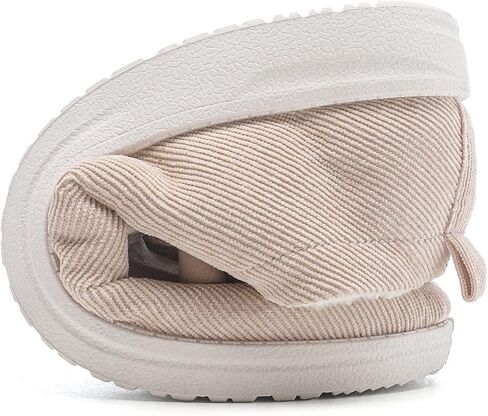 أحذية قارب شتوية خفيفة الوزن من Betrue للنساء، أحذية بدون كعب كاجوال دافئة للنساء، أحذية نسائية مبطنة بالفرو الصناعي، أحذية بدون كعب برباط للنساء، قماش مريح دافئ للنساء in Kuwait