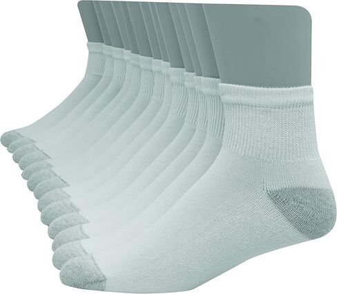 جوارب Hanes FreshIQ Cool Comfort المعززة للكاحل للرجال، عبوة من 12 زوجًا in Saudi Arabia