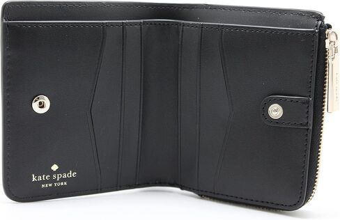 Kate Spade Staci Small L-Zip Bifold Wallet Black in Saudi Arabia