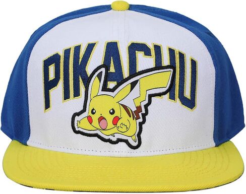 Bioworld Pokemon Pikachu Color Block Snapback Hat in Saudi Arabia