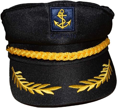 المراهقين الأدميرال الكابتن قبعة Snapback التطريز مرساة ربان قبعات الحفلات البحرية in Kuwait