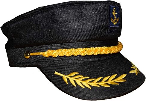 المراهقين الأدميرال الكابتن قبعة Snapback التطريز مرساة ربان قبعات الحفلات البحرية in Kuwait