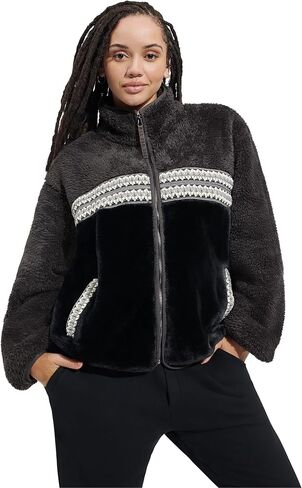 UGG Women's Marlene Sherpa Jacket H Braid in Saudi Arabia