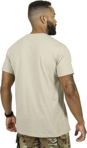 تي شيرتات Mission Made برقبة دائرية (3 عبوات) تي شيرتات عسكرية تكتيكية بدون علامات للرجال in Kuwait