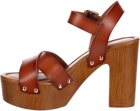 لايملايت أبريل - صنادل نسائية ذات كعب عالٍ من الخشب الصناعي in Kuwait