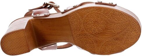 لايملايت أبريل - صنادل نسائية ذات كعب عالٍ من الخشب الصناعي in Kuwait