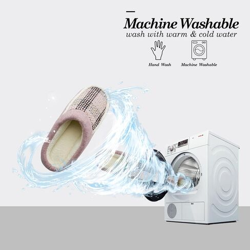 Guyarns Fuzzy Slippers for Women,Mens Clog Slippers,High-Density Memory Foam Warm House Shoes with Anti-Skid Sole for Ladies Indoor Outdoor in Kuwait