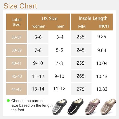 Guyarns Fuzzy Slippers for Women,Mens Clog Slippers,High-Density Memory Foam Warm House Shoes with Anti-Skid Sole for Ladies Indoor Outdoor in Kuwait