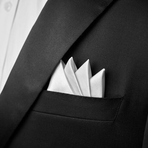 DEVPSISR Prefolded Pocket Square, Men's Suit Handkerchief Keeper in Kuwait