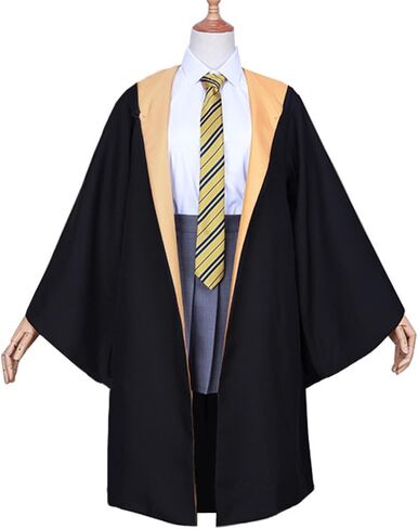 YAQIZENG عباءة الساحر زي الساحر مع غطاء للرأس، أزياء الهالوين التنكرية، إكسسوار أزياء للمراهقين والبالغين، مقاس متوسط in Kuwait