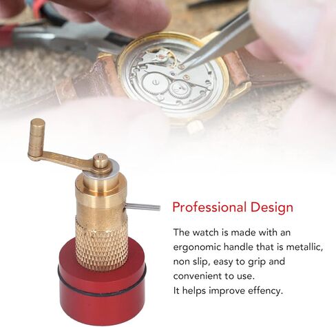 Watch Mainspring Winder for 2000, 2671, 2235, 8200, 8500 1, Brass DIY Watchmaker Tool with Ergonomic Handle, Professional Durable Convinient Copper for Repairing for Winding Tool in Kuwait