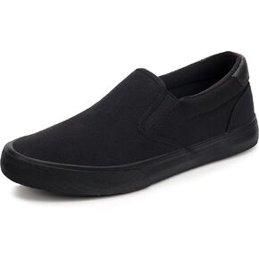 Women's Canvas Slip on Low Top Fashion Sneakers for Women Non Slip Loafer Shoes Classic Comfortable Flats Breathable Casual Shoes