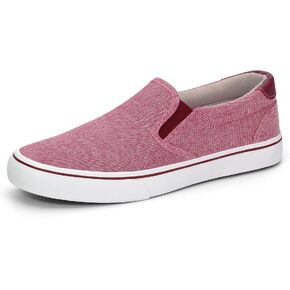 Women's Canvas Slip on Low Top Fashion Sneakers for Women Non Slip Loafer Shoes Classic Comfortable Flats Breathable Casual Shoes