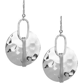 Boho Oval or Round Ethnic Hammered Earring for Women in Kuwait
