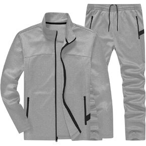 Men's Track suits 2 Piece Sweatsuits Set for Men Jogging suits sets Sports Full Zip Athletic Sweat Suit for Men