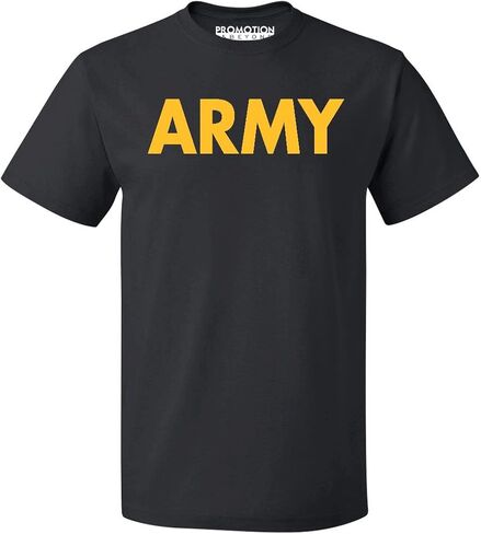 تي شيرت الجيش الرجالي | التدريب العسكري PT ممارسة التمارين الرياضية المحاربين القدامى خدمة دعم الأسرة الدافع in Kuwait