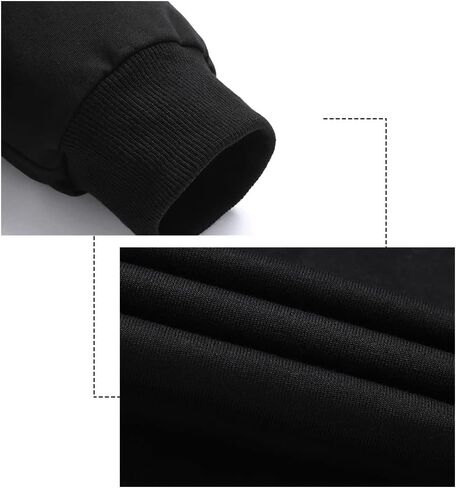 DOSLAVIDA بدلة رياضية رجالية غير رسمية رياضية 2 قطعة بدلة ركض للركض مجموعات كم طويل كامل البريدي مقنعين بدلة رياضية in Kuwait