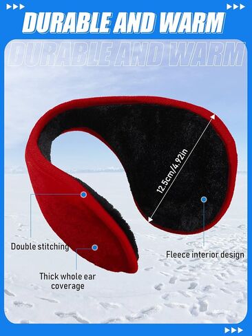 8 Pieces Winter Warm Knitted Sets Knit Hat Touch Screen Gloves Knitted Scarf and Winter Earmuffs for Men or Women in Saudi Arabia