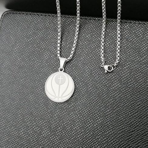 Phoenix Angela Sports Pendant Necklace Baseball Football Soccer Basketball Volleyball Team Coach Gift Inspirational Pendant for Boys Girls in Kuwait