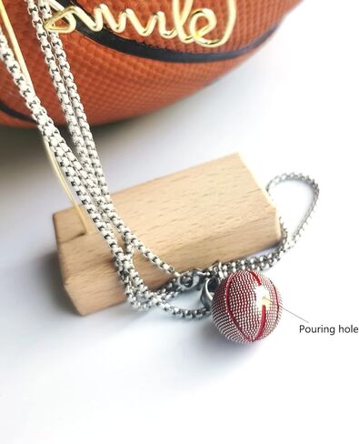 قلادة tophoenix من الفولاذ المقاوم للصدأ لكرة السلة/كرة القدم للفتيات والأولاد الرياضيين بسلسلة طويلة in Kuwait